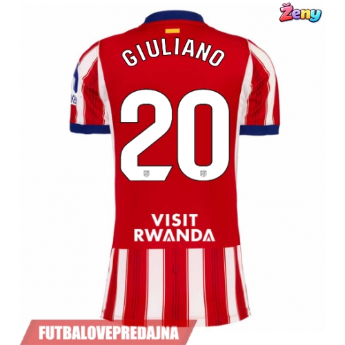 Lacne Ženy Futbalové dres Atletico Madrid Giuliano Simeone #20 2026-27 Krátky Rukáv - Domáci